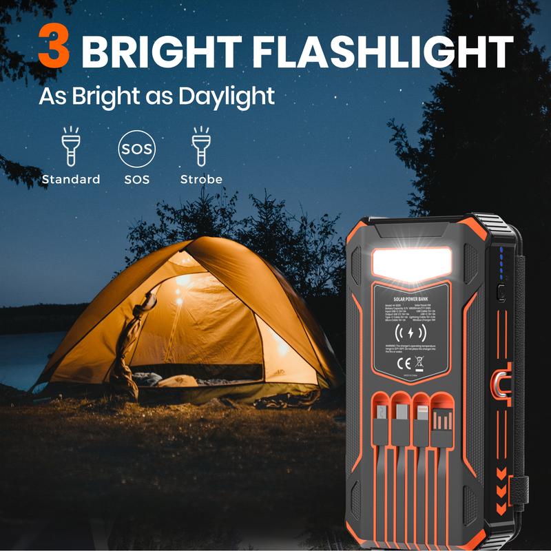 Solar Wireless Emergency Power Bank