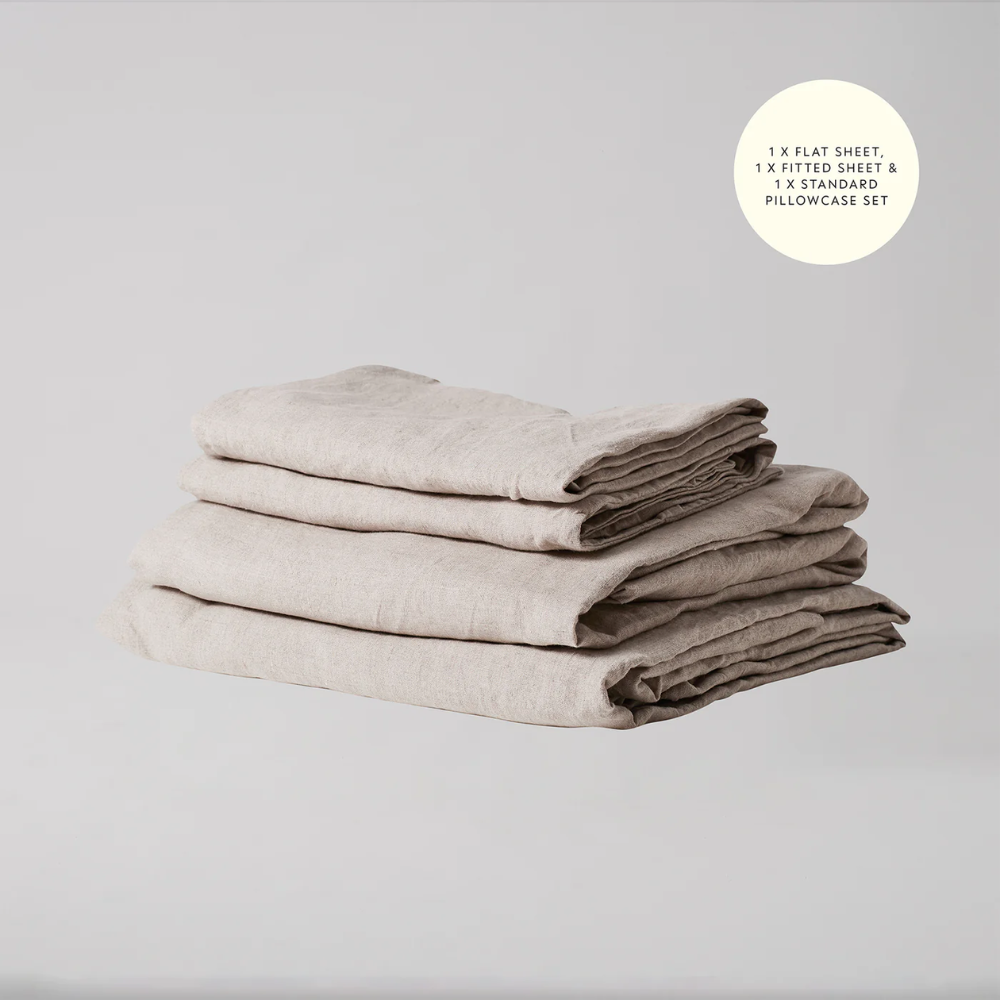Oeko-Tex® 100% Natural Linen Bedset