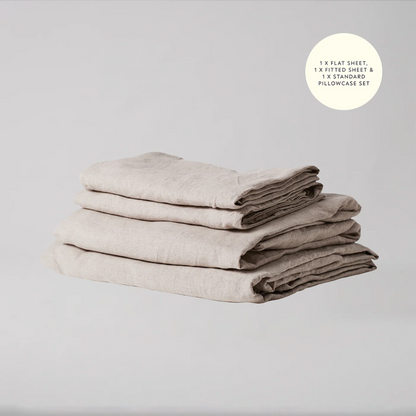 Oeko-Tex® 100% Natural Linen Bedset