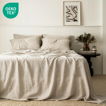 Oeko-Tex® 100% Natural Linen Bedset