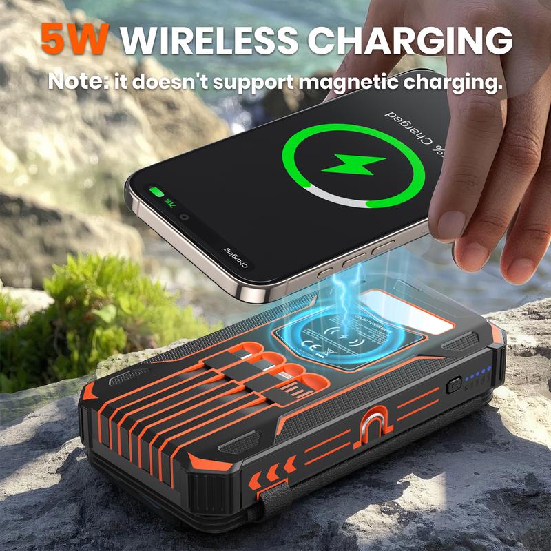 Solar Wireless Emergency Power Bank