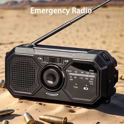 Solar Hand Crank Emergency Radio