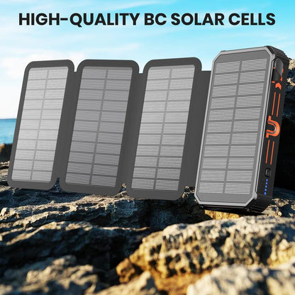 Solar Wireless Emergency Power Bank