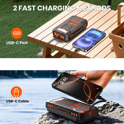 Solar Wireless Emergency Power Bank
